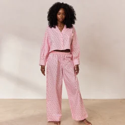 Lounge Underwear Pyjamasset | Pyjamasbyxor<Floral Pyjamabyxor - Rosa Print RosaPrint