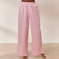 Lounge Underwear Pyjamasset | Pyjamasbyxor<Floral Pyjamabyxor - Rosa Print RosaPrint