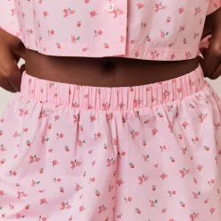 Lounge Underwear Pyjamasset | Pyjamasbyxor<Floral Pyjamashorts - Rosa Print RosaPrint
