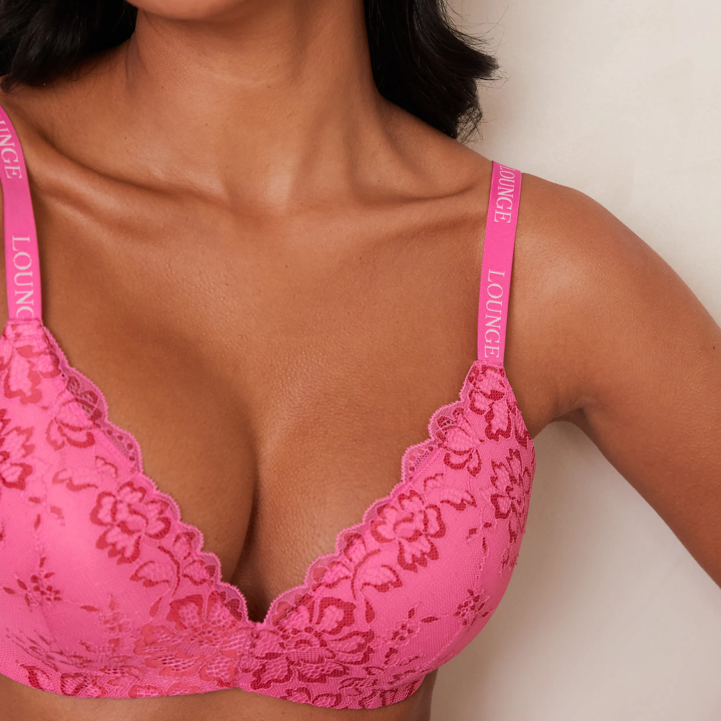 Lounge Underwear Behåar<Lace Magic BH - Knallrosa