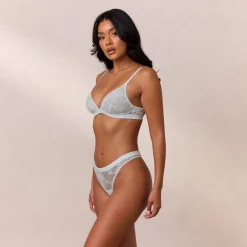 Lounge Underwear Bralettes<Lace Triangle Bralette - Blå