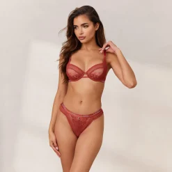 Lounge Underwear Med Bygel<Liberty Balcony BH - Burnt Red BrändRöd