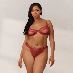 Lounge Underwear Med Bygel<Liberty Balcony BH - Burnt Red BrändRöd