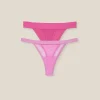 Lounge Underwear Underdelar<Love Heart/Bare i begränsad upplaga (2-pack) - Rosa