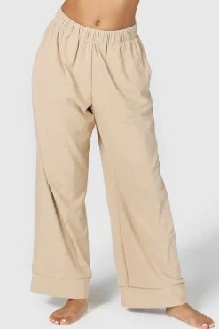 Lounge Underwear Nattkläder<Luxury Embossed Pyjamasbyxor - Minkfärg