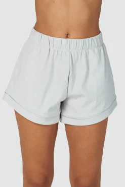 Lounge Underwear Nattkläder<Luxury Embossed Pyjamashorts - Frostfärg