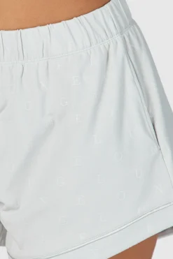 Lounge Underwear Nattkläder<Luxury Embossed Pyjamashorts - Frostfärg