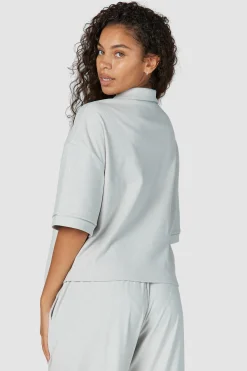 Lounge Underwear Nattkläder<Luxury Embossed Pyjamastopp - Frostfärg
