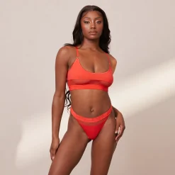 Lounge Underwear Behåar<Mesh BH - Röd