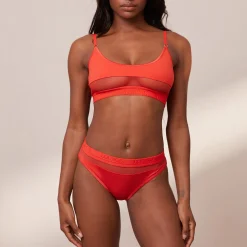 Lounge Underwear Behåar<Mesh BH - Röd