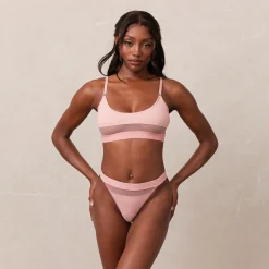 Lounge Underwear Behåar<Mesh BH - Rosa