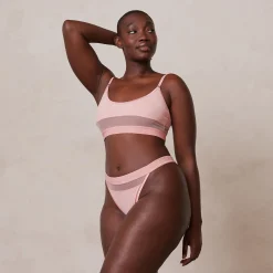 Lounge Underwear Behåar<Mesh BH - Rosa
