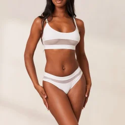 Lounge Underwear Behåar<Mesh BH - Vit