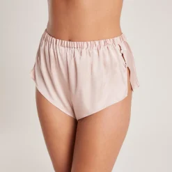 Lounge Underwear Pyjamasbyxor<Mini Pyjamashorts i Satin - Rosa