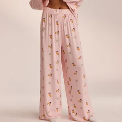 Lounge Underwear Pyjamasbyxor<Modal Pyjamabyxor - Rosa
