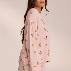 Lounge Underwear Pyjamastoppar<Modal Pyjamaskjorta - Rosa