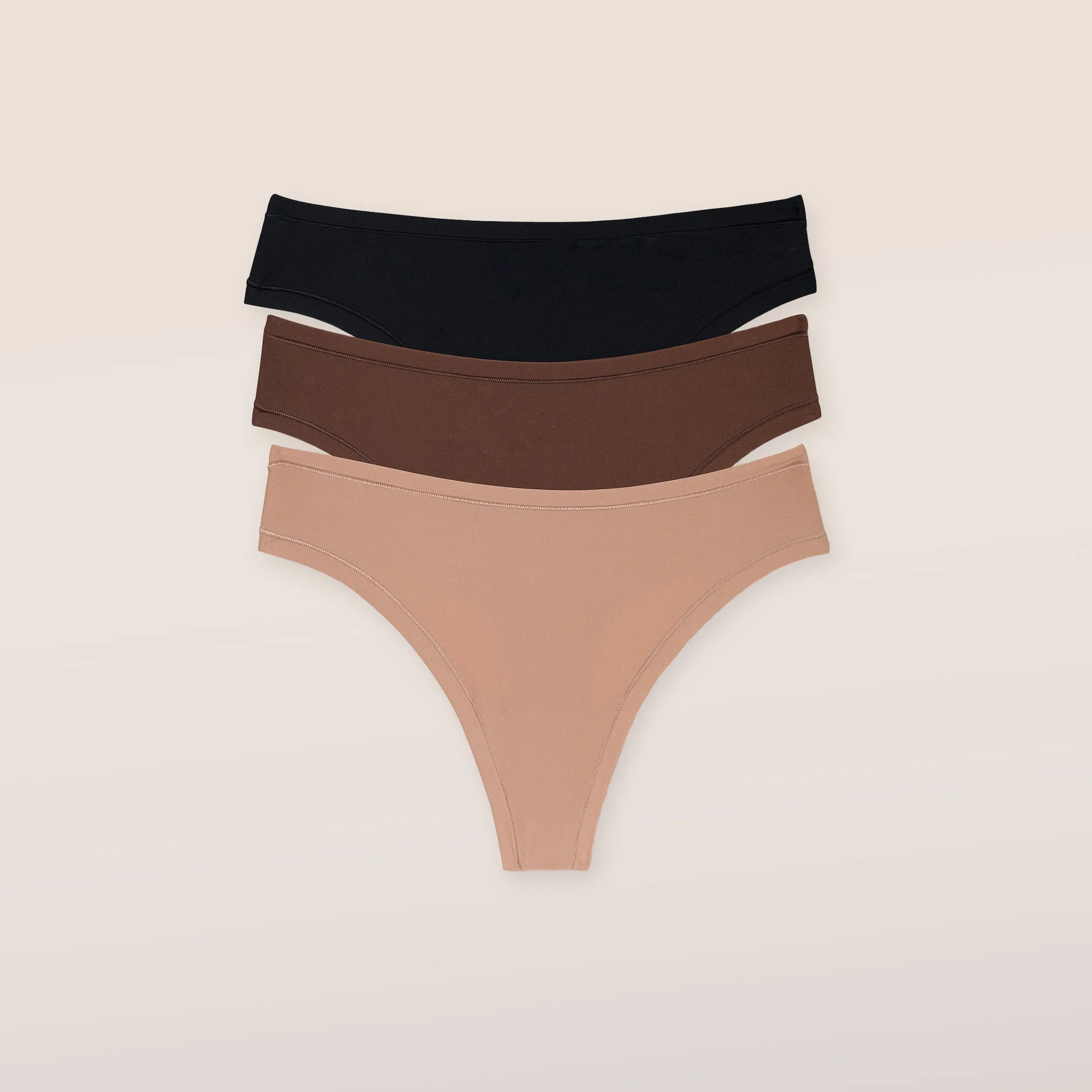 Lounge Underwear Flerpack<Nude Stringtrosor (3-Pack) - Multi