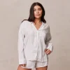 Lounge Underwear Nattkläder<Pinstripe Pyjama Topp - Frostfärg