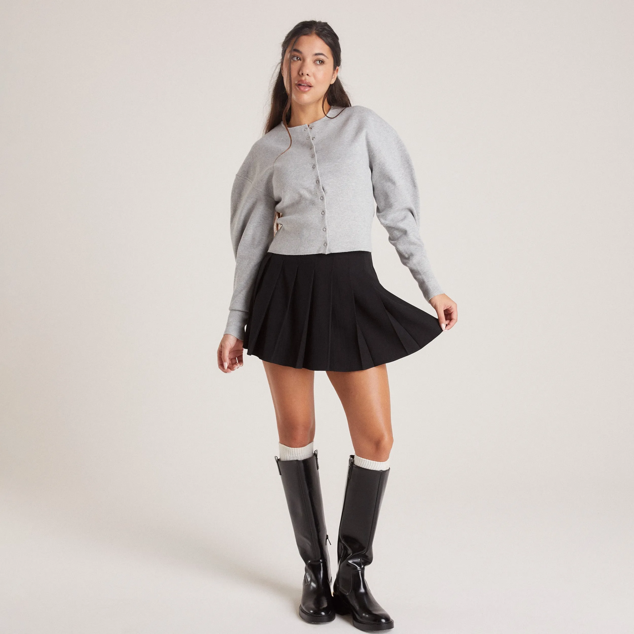 Lounge Underwear Klänningar Och Kjolar<Plisserad Kjol - Svart