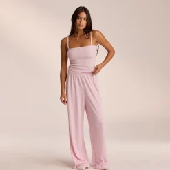 Lounge Underwear Pyjamasbyxor<Pointelle Pyjamabyxor - Rosa