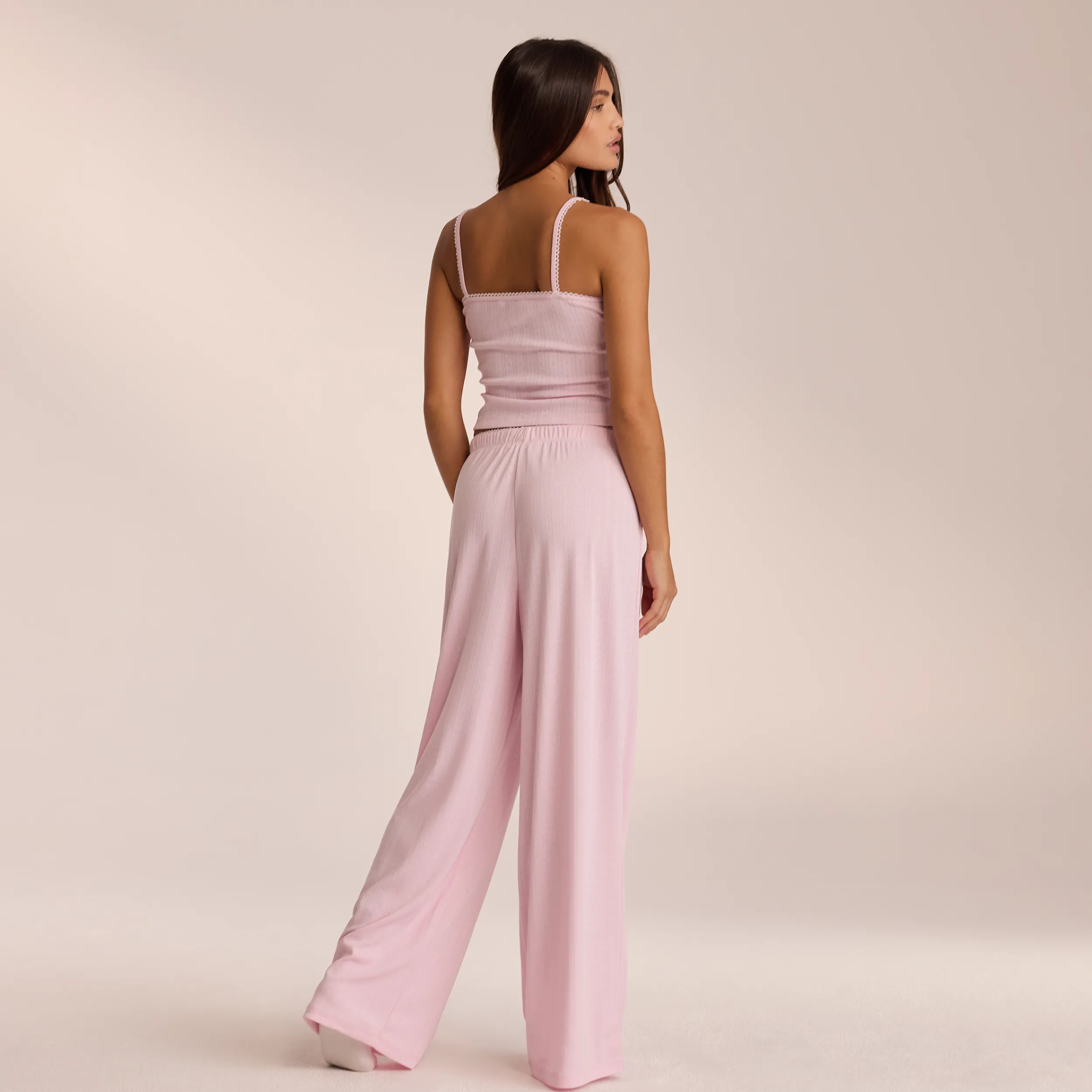 Lounge Underwear Pyjamasbyxor<Pointelle Pyjamabyxor - Rosa