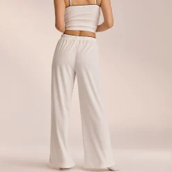 Lounge Underwear Pyjamasbyxor | Pyjamasset<Pointelle Pyjamabyxor - Vit