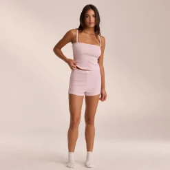 Lounge Underwear Pyjamasbyxor | Pyjamasset<Pointelle Pyjamashorts - Rosa