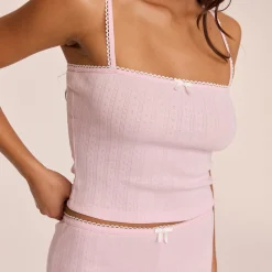 Lounge Underwear Pyjamasbyxor | Pyjamasset<Pointelle Pyjamashorts - Rosa