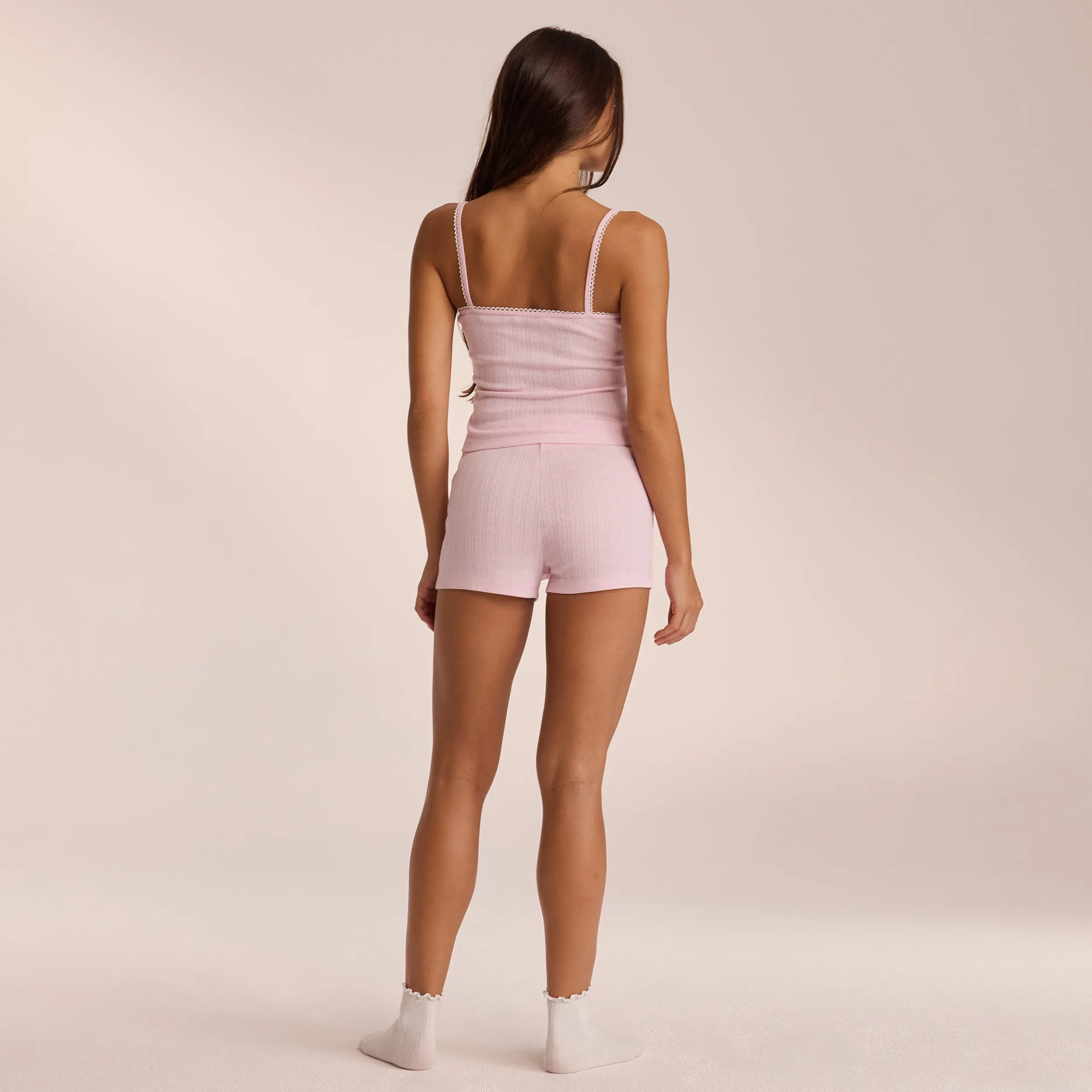 Lounge Underwear Pyjamasbyxor | Pyjamasset<Pointelle Pyjamashorts - Rosa