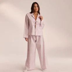 Lounge Underwear Pyjamasset | Pyjamastoppar<Pyjamasskjorta i Bomull - c Lila