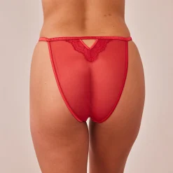 Lounge Underwear Underdelar<Quilted Lace Trosor - Rödbrun
