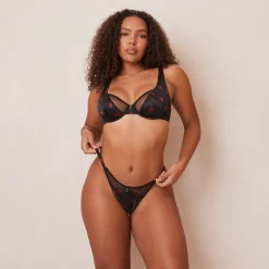 Lounge Underwear Balcony<Rose Balcony BH - Svart