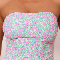 Lounge Underwear Baddräkter<Ruched Strapless Endelad Baddräkt - Sweet Pea SweetPea