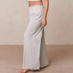 Lounge Underwear Nattkläder<Ruffle Pyjama Byxor - Frostfärg
