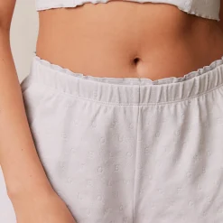 Lounge Underwear Nattkläder<Ruffle Pyjamas Short - Frostfärg