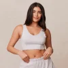 Lounge Underwear Nattkläder<Ruffle Pyjamatopp - Frostfärg