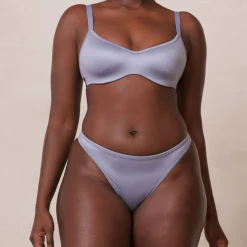 Lounge Underwear Vadderad | Push Up<Sleek Mindful BH - Blågrå