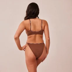 Lounge Underwear Vadderad | T-Shirt<Smooth Front Fastening T-Shirt BH - Kastanjefärgad