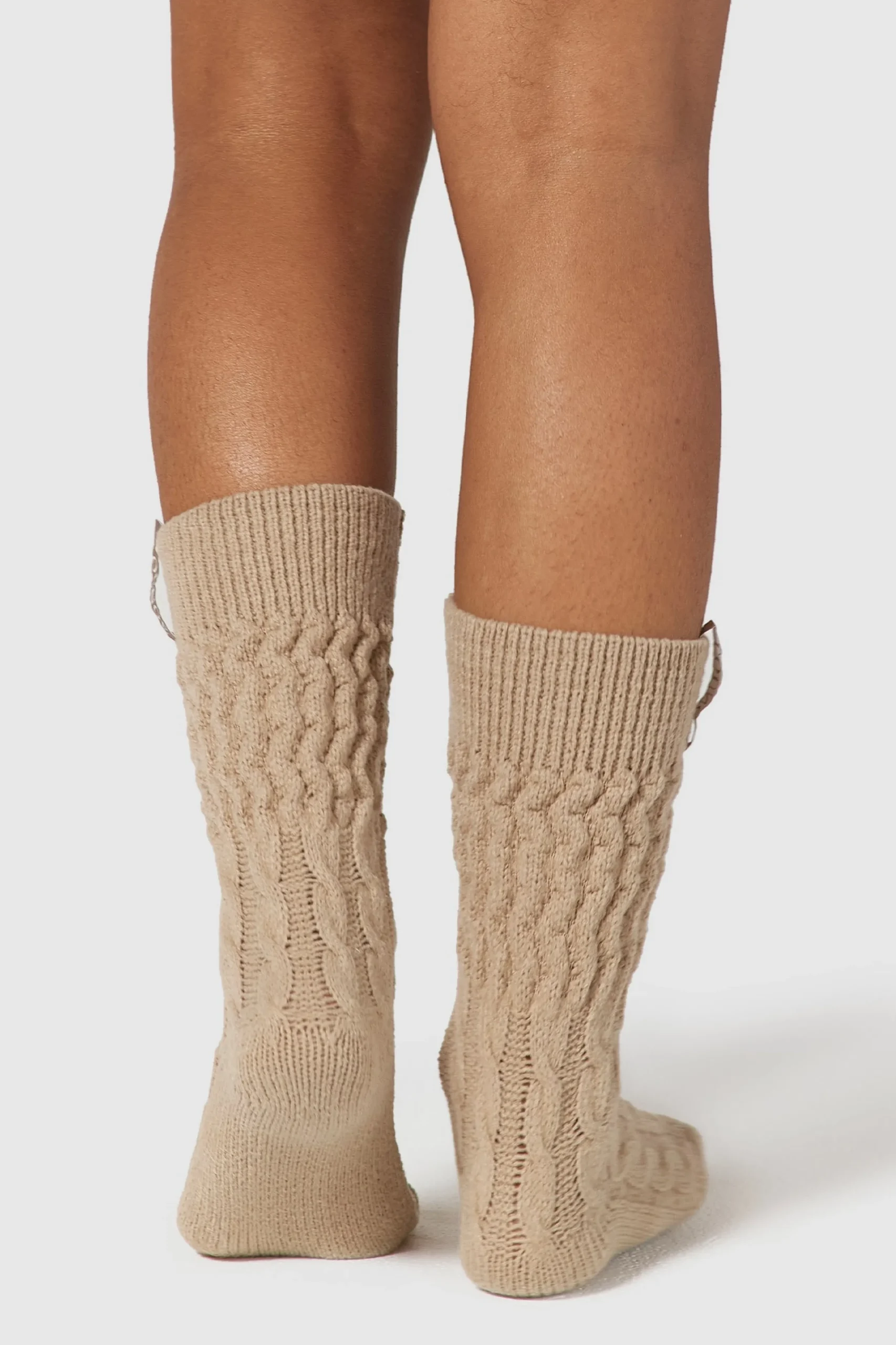 Lounge Underwear Strumpor Och Accessoarer | Accessoarer<Snug Stickade Strumpor - Minkfärg