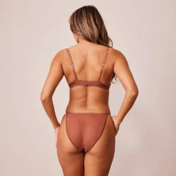 Lounge Underwear Vadderad | T-Shirt<Soft Satin T-shirt BH - Mocha