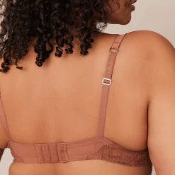 Lounge Underwear Vadderad | T-Shirt<Soft Satin T-shirt BH - Mocha