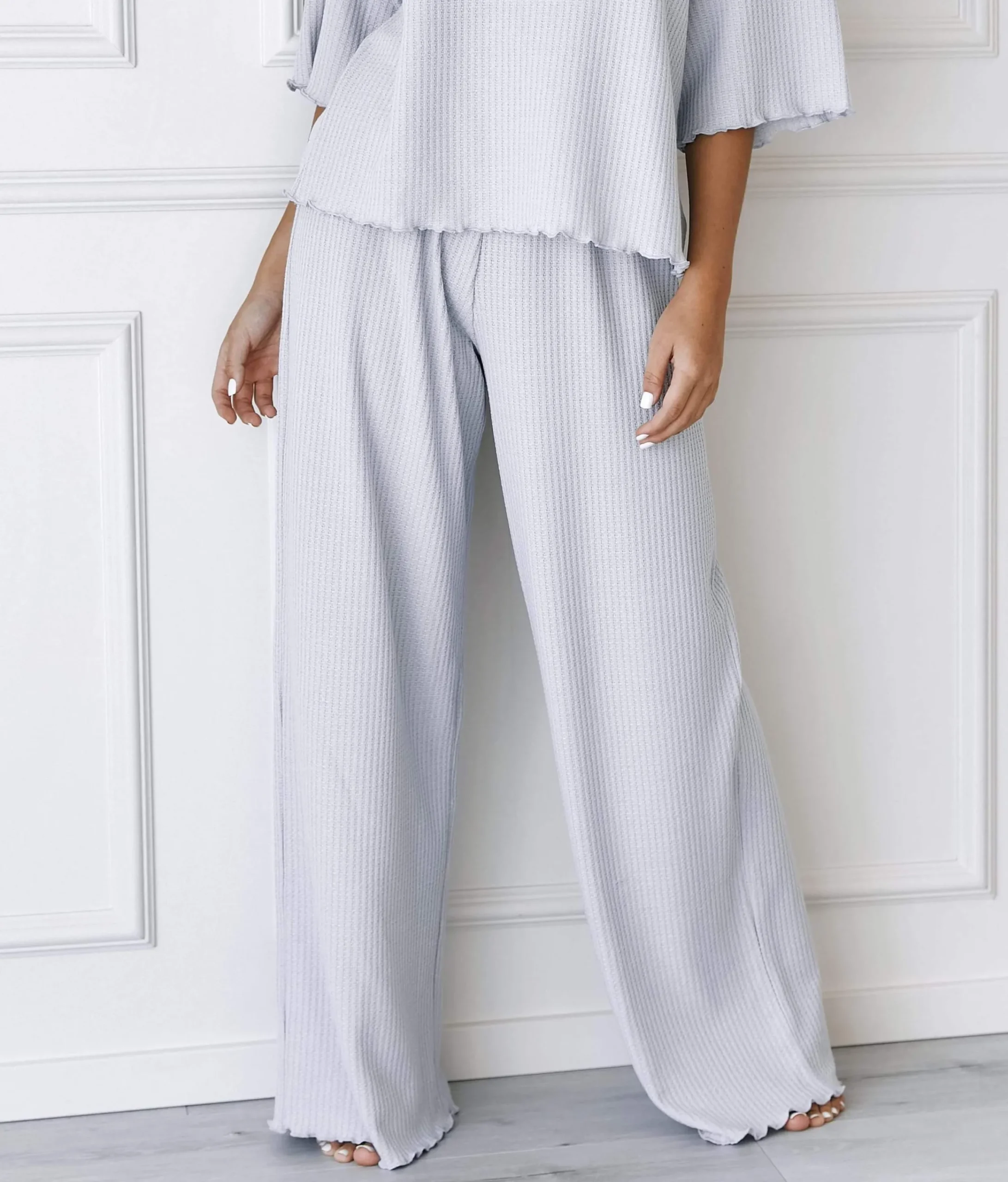 Lounge Underwear Pyjamasbyxor<Soft Waffle Pyjama Byxor - Frostfärg