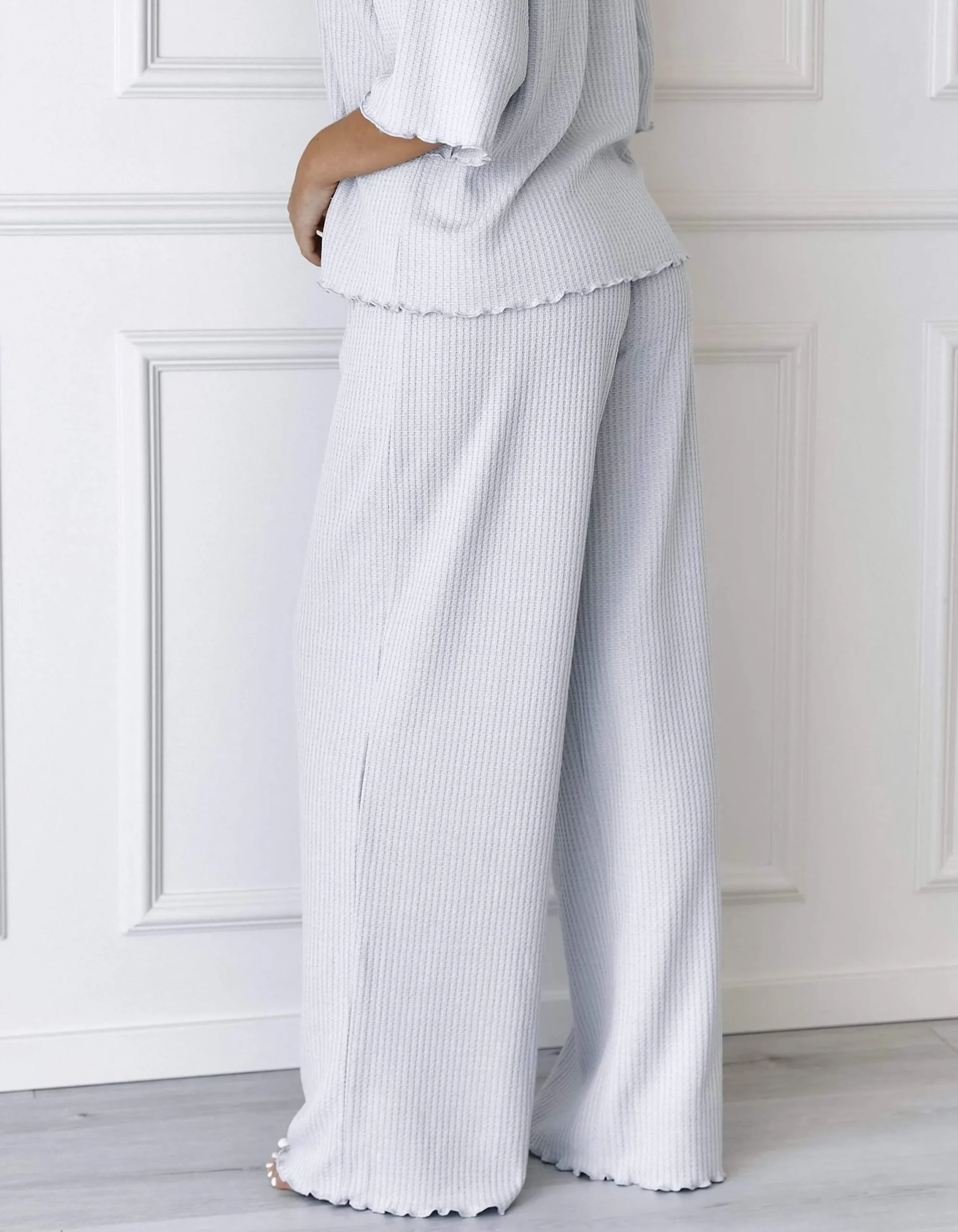Lounge Underwear Pyjamasbyxor<Soft Waffle Pyjama Byxor - Frostfärg