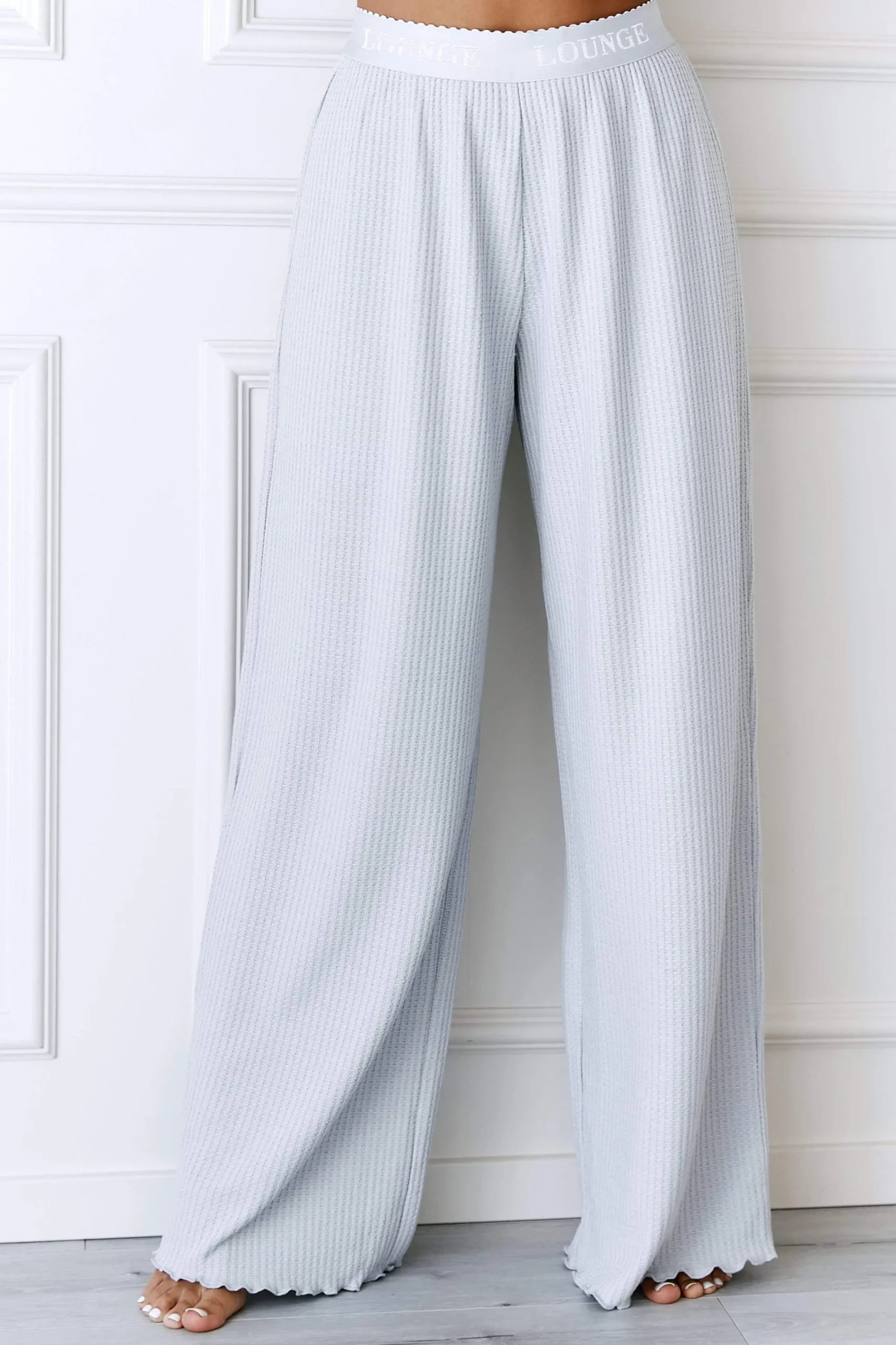 Lounge Underwear Pyjamasbyxor<Soft Waffle Pyjama Byxor - Frostfärg