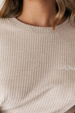 Lounge Underwear Pyjamastoppar<Soft Waffle Pyjamatopp - Minkfärg