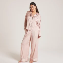 Lounge Underwear Pyjamasbyxor | Pyjamasset<Sparkle Pyjamabyxor i Satin - Rosa
