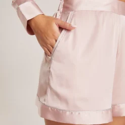 Lounge Underwear Pyjamasbyxor | Pyjamasset<Sparkle Pyjamashorts i Satin - Rosa