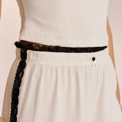 Lounge Underwear Pyjamasbyxor | Pyjamasset<Spets Pyjamabyxor - Vit