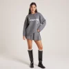 Lounge Underwear Huvtröjor Och Tröjor | Tröjor & Koftor<Stickad Lounge Tröja med rund hals - Grå