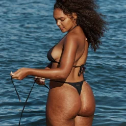 Lounge Underwear Badkläder<Tan Luxe Bikini Stringtrosor - Svart